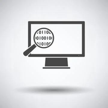 Data Analysing Icon 스톡 일러스트