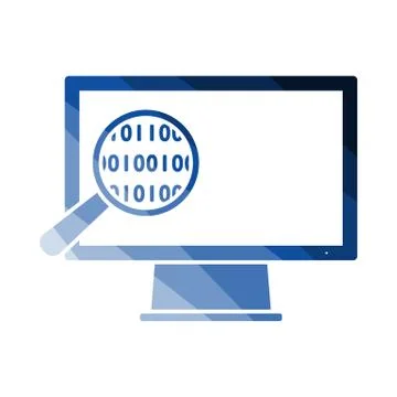 Data Analysing Icon Stock-Illustration