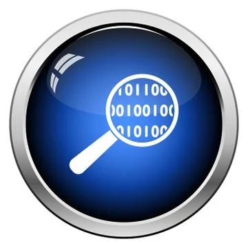 Data Analysing Icon Stock Illustration