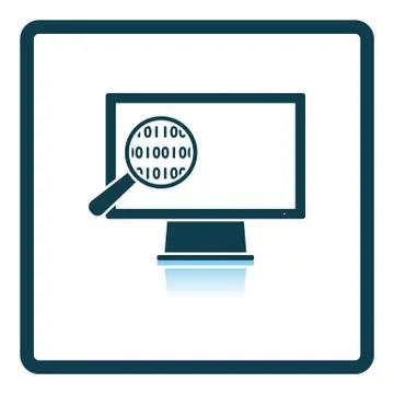 Data Analysing Icon Stock-Illustration