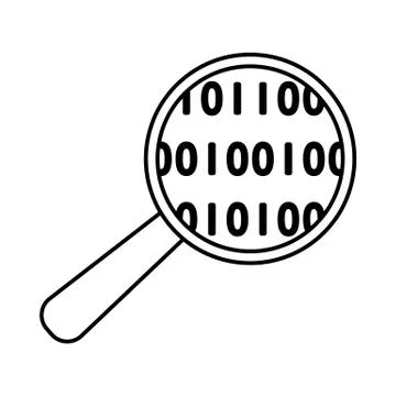 Data Analysing Icon Stock-Illustration