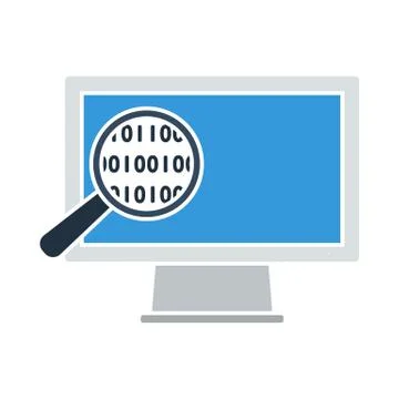 Data Analysing Icon Stock-Illustration
