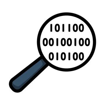 Data Analysing Icon Stock-Illustration