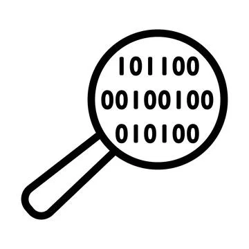 Data Analysing Icon Stock-Illustration