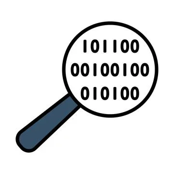 Data Analysing Icon Stock-Illustration