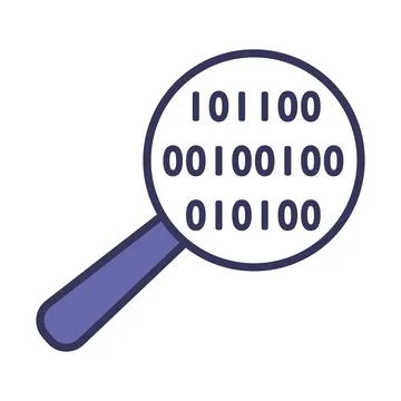 Data Analysing Icon Stock-Illustration
