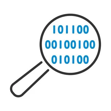 Data Analysing Icon Stock-Illustration