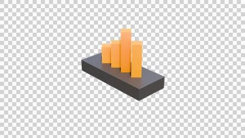 Data analysis and business growth concept Stock Illustration