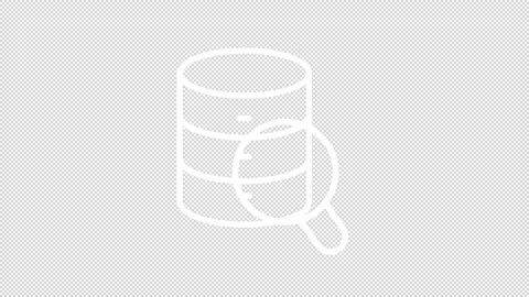 Data analysis and management white line animation Stock Footage 340285413