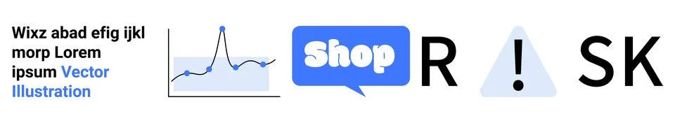 Data Analysis and Risk Management in E-commerce Stock Illustration