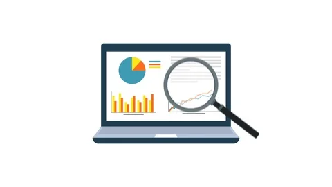 Data analysis and statistics concept animation Stock Footage 73467174