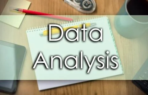 Data Analysis -  business concept with text Foto stock gratuite