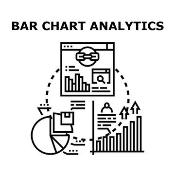 Data analysis business growth concept for marketing strategy Stock Illustration