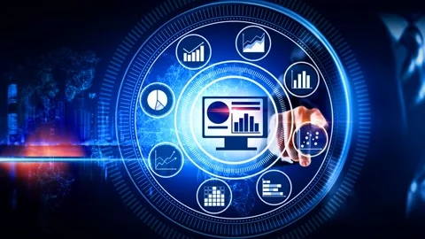 Data Analysis Chart Concept Stock-Footage 153224591