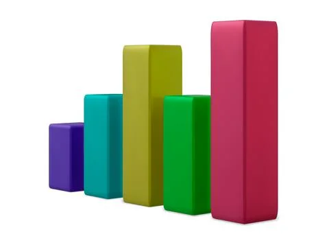 Data analysis concept banner. Growing bars graphic. Digital marketing. Vector イラスト素材