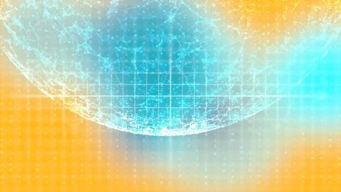 Data analysis concept. Big data cloud computing using artificial intelligence Stock Illustration