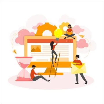 Data analysis concept. Idea of business strategy 스톡 일러스트