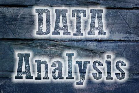 Data analysis concept Stockillustratie