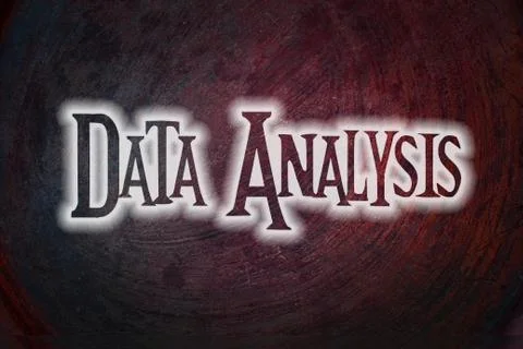 Data analysis concept Stock Illustration