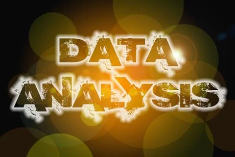 Data analysis concept Stockillustratie