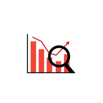 Data analysis concept illustration design. Data analysis icon. Stock Illustration