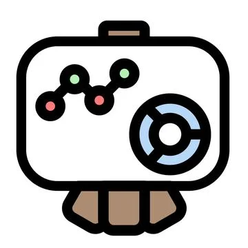 Data Analysis Dashboard- Business Report Presentation Icon イラスト素材