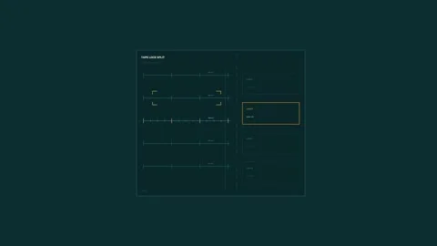 Data Analysis Dashboard HUD Seamless Loop Stock Footage 342042567