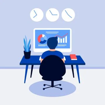 Data analysis design concept. Stockillustratie