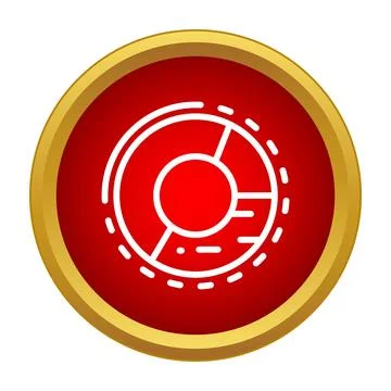 Data analysis diagram button generating business report 스톡 일러스트