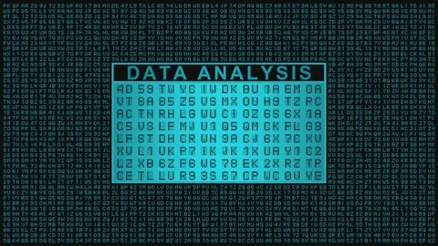 Data Analysis Stock Footage 103636048