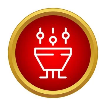 Data analysis funnel icon processing information technology 库存插图