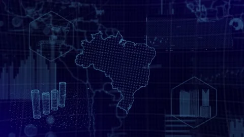 Data analysis GDP Charts of Brazil Count... | Stock Video | Pond5