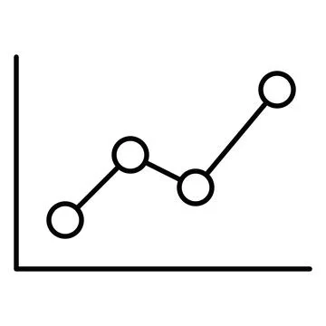 Data Analysis Growth Trend Visualization Illustrazione stock