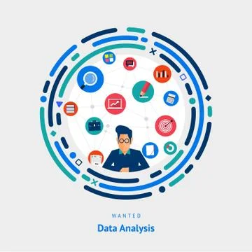Data Analysis Stock Illustration
