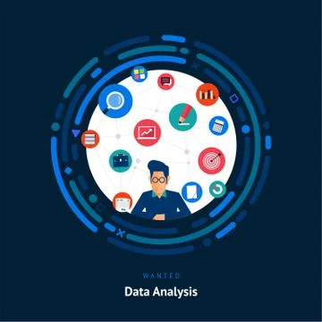 Data Analysis Stock Illustration