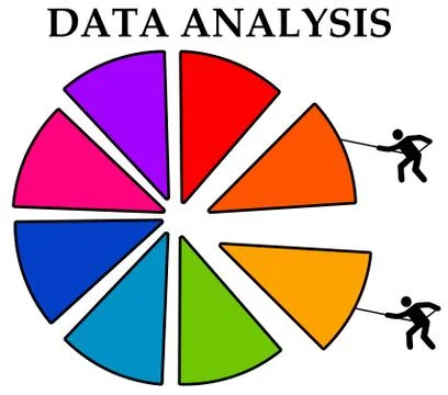 Data analysis Illustrazione stock