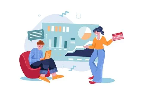 Data Analysis Stock Illustration