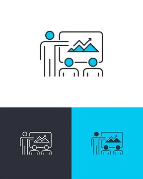 Data Analysis or Project Presentation Illustrazione stock