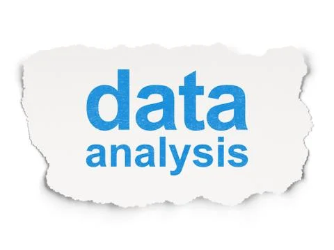 Data Analysis on Paper background イラスト素材