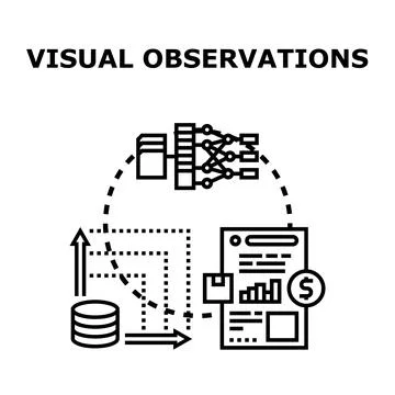Data analysis processing generating business financial reports Illustrazione stock