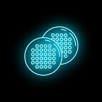 Data analysis processing glowing digital circles interface Illustrazione stock