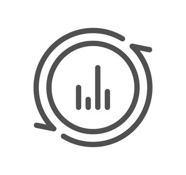 Data analysis related icon. Иллюстрация
