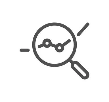Data analysis related icon. Illustration
