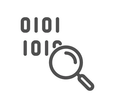 Data analysis related icon. Illustrazione stock