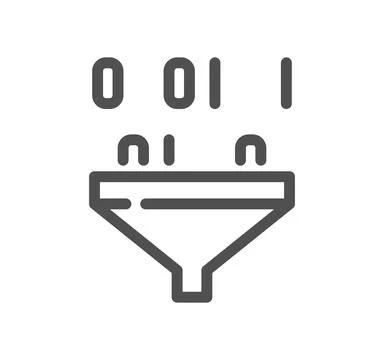 Data analysis related icon. Illustrazione stock