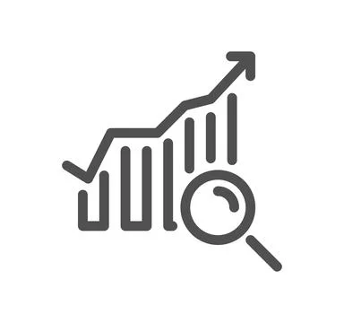 Data analysis related icon. Stock-Illustration