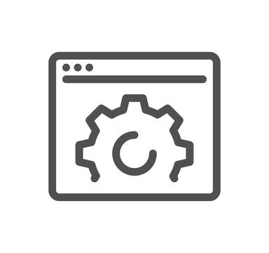 Data analysis related icon. Illustrazione stock