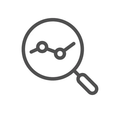 Data analysis related icon. Illustration