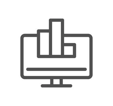 Data analysis related icon. Illustration