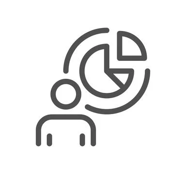 Data analysis related icon. Illustration
